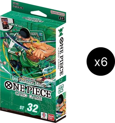 Starter Deck 32: GREEN Roronoa Zoro Display