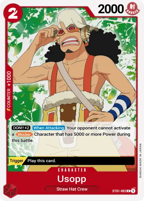 Usopp (ST01-002) One Piece card
