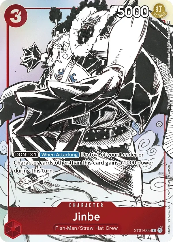 Jinbe (ST01-005_p2) Alt Art One Piece card
