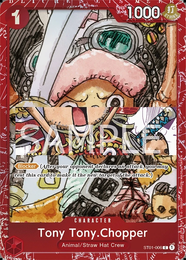 Tony Tony.Chopper (ST01-006_p1) Alt Art One Piece card
