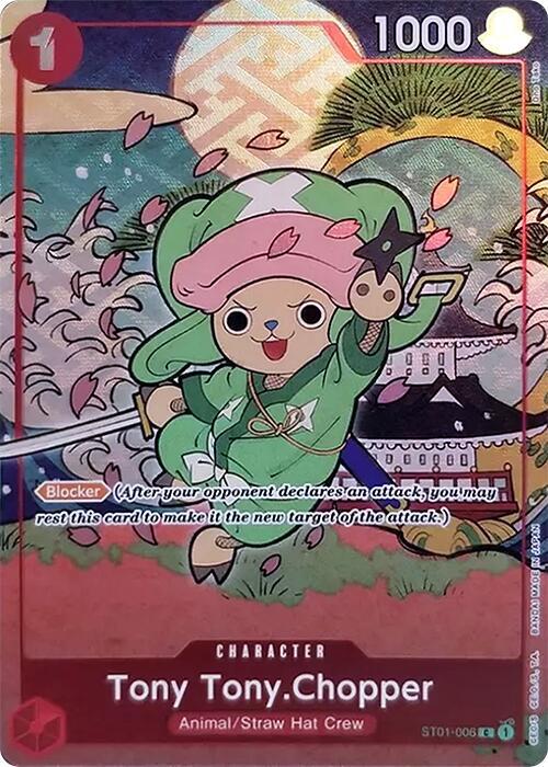 Tony Tony.Chopper (ST01-006_p4) Alt Art One Piece card