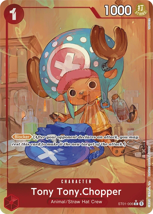 Tony Tony.Chopper (ST01-006_p8) Alt Art One Piece card