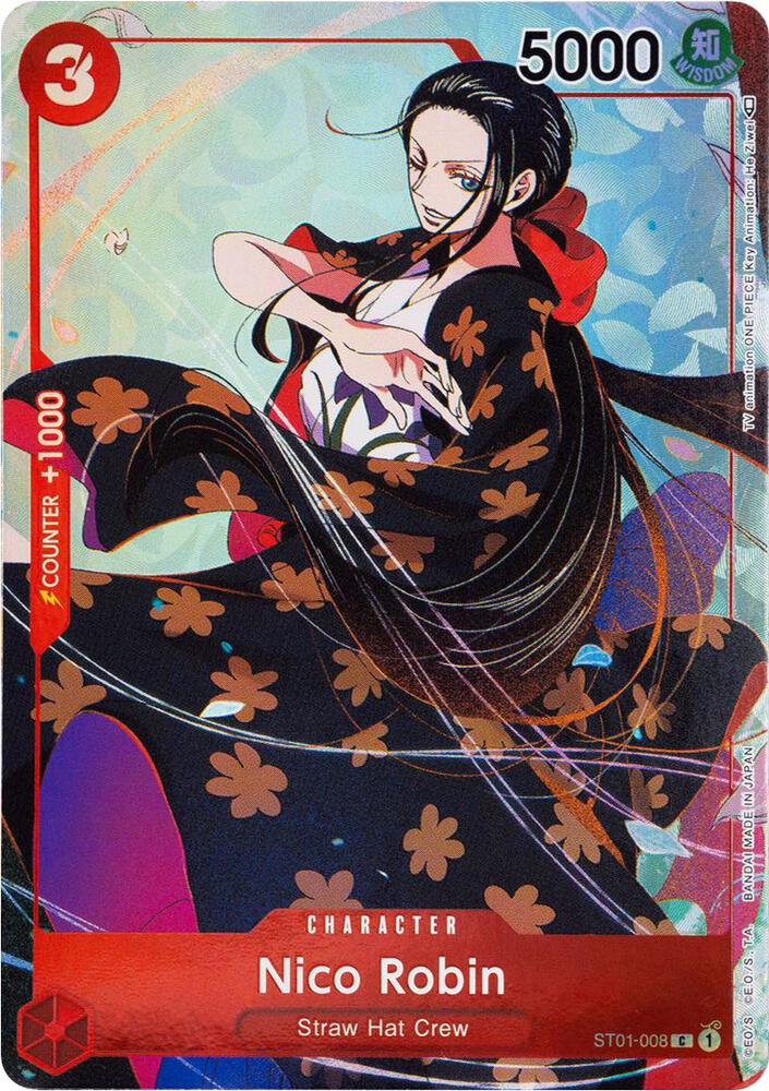Nico Robin (ST01-008_p2) Alt Art One Piece card