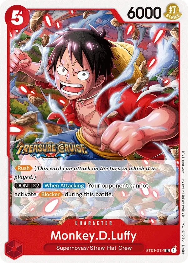 Monkey.D.Luffy (ST01-012_p4) Alt Art One Piece card
