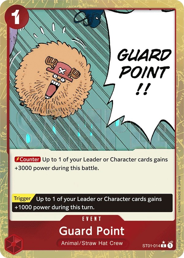 Guard Point (ST01-014_p3) Alt Art One Piece card
