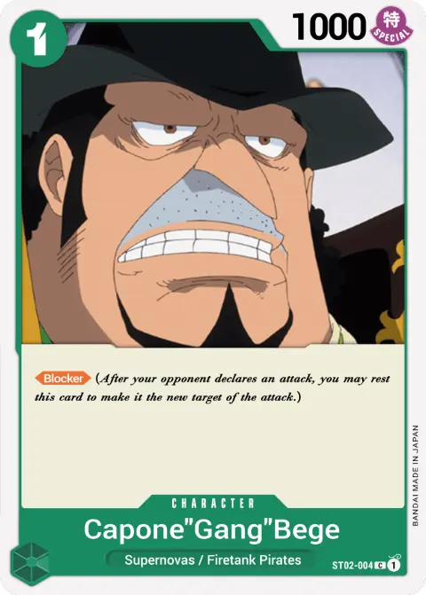 Capone"Gang"Bege (ST02-004) One Piece card