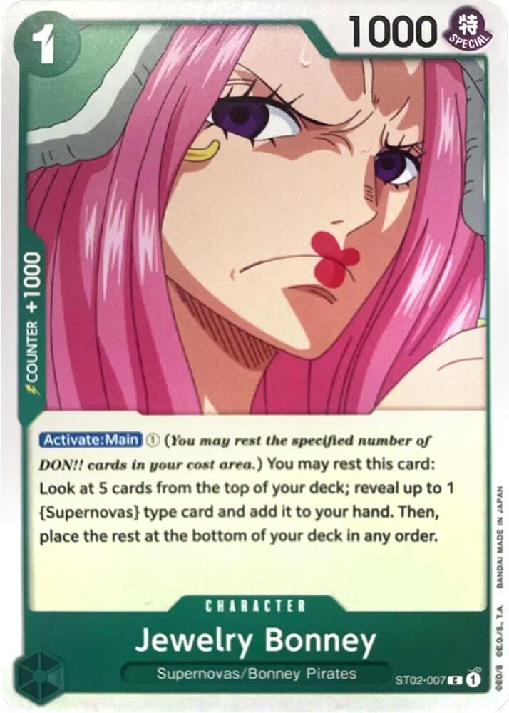 Jewelry Bonney (ST02-007_p3) Alt Art One Piece card