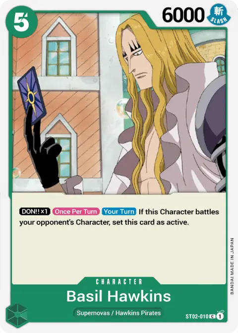 Basil Hawkins (ST02-010) One Piece card