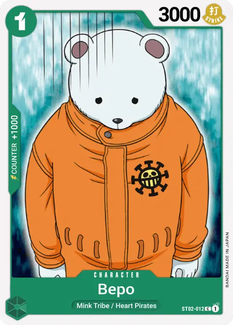 Bepo (ST02-012) One Piece card