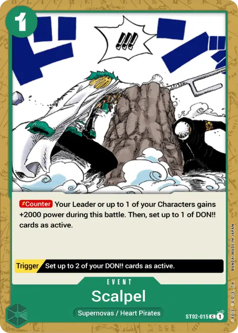 Scalpel (ST02-015) One Piece card