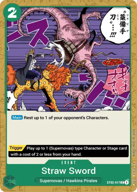 Straw Sword (ST02-017) One Piece card