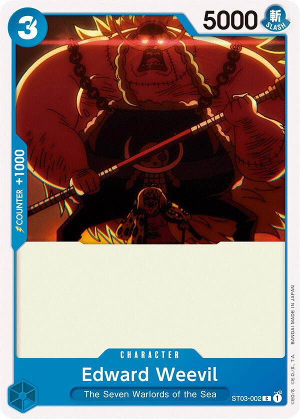 Edward Weevil (ST03-002_r1) Reprint One Piece card