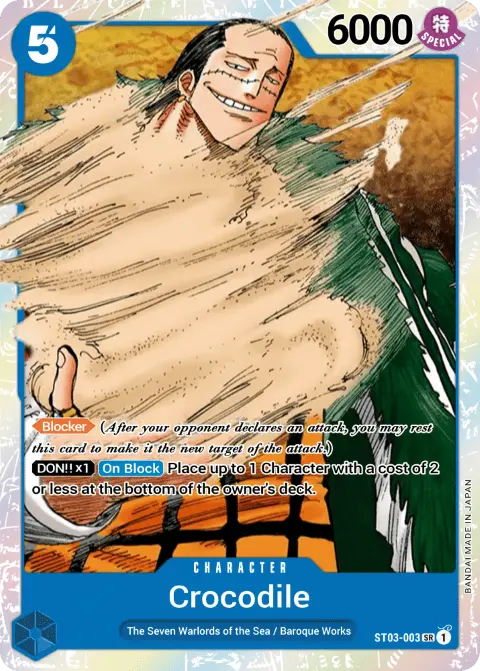 Crocodile (ST03-003) One Piece card