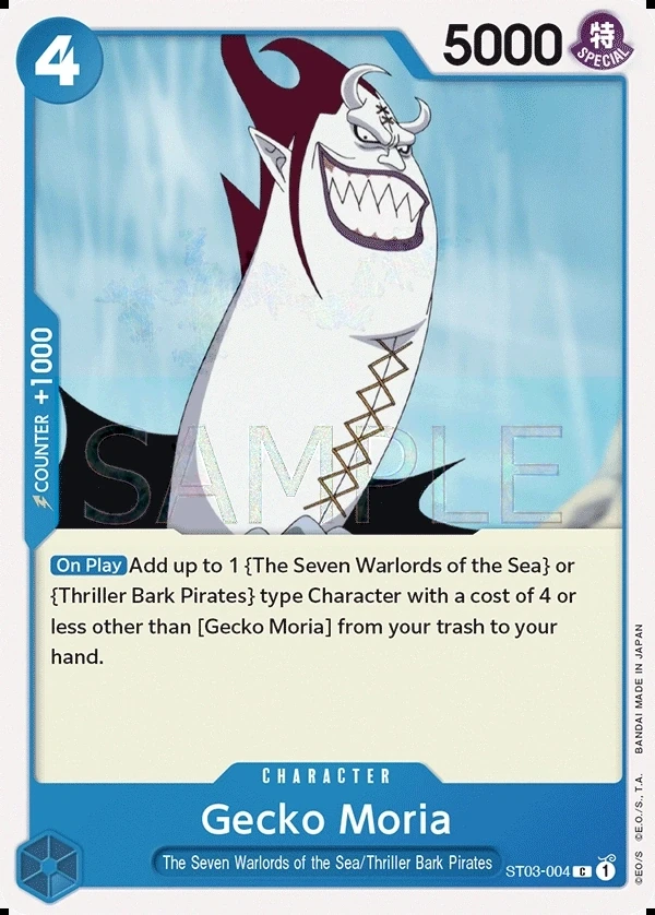 Gecko Moria (ST03-004) One Piece card