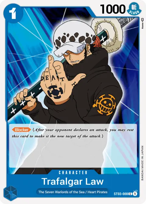 Trafalgar Law (ST03-008) One Piece card
