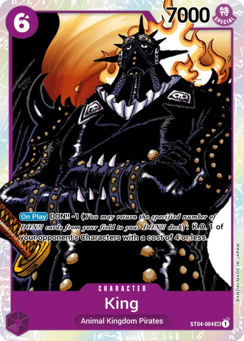 King (ST04-004) One Piece card