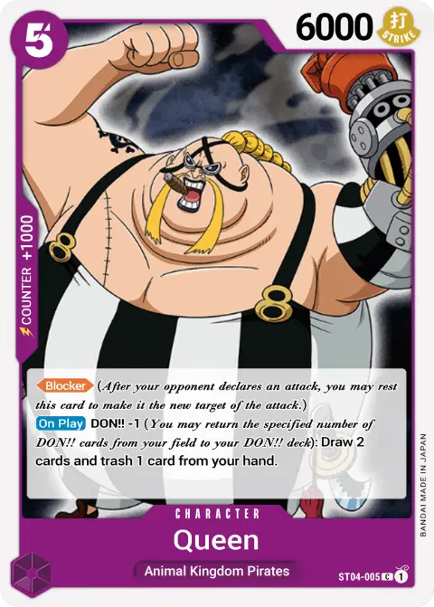 Queen (ST04-005) One Piece card