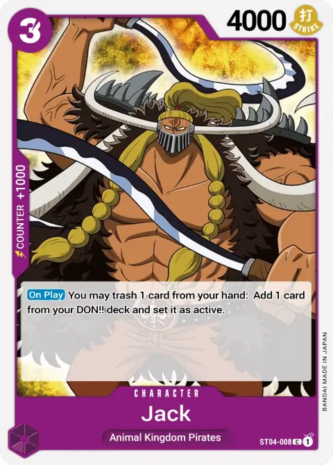Jack (ST04-008) One Piece card