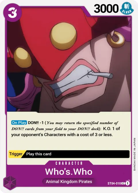 Who's.Who (ST04-010) One Piece card