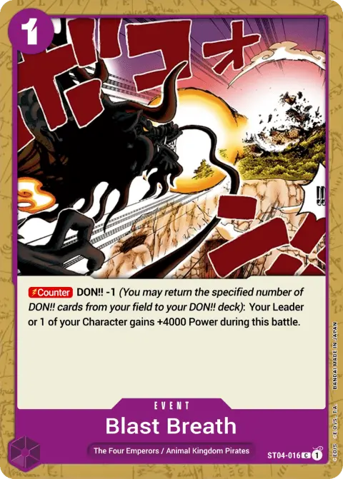Blast Breath (ST04-016) One Piece card
