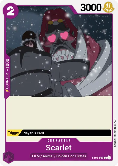 Scarlet (ST05-009) One Piece card