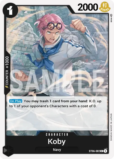 Koby (ST06-002) One Piece card