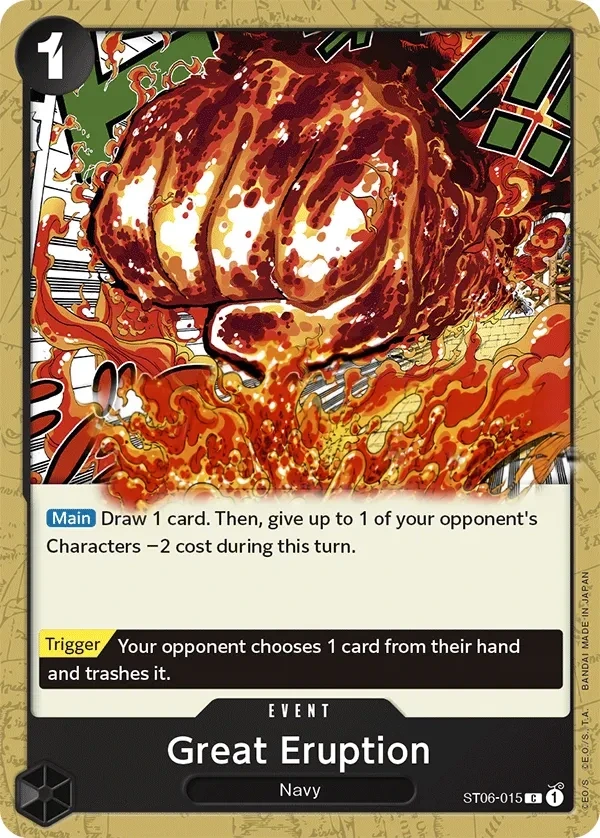 Great Eruption (ST06-015) One Piece card