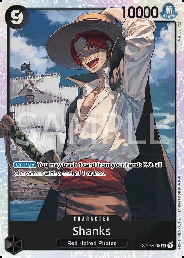 Shanks (ST08-005) One Piece card
