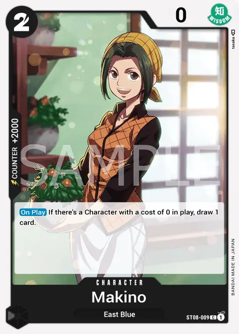 Makino (ST08-009) One Piece card