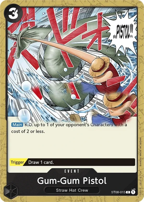 Gum-Gum Pistol (ST08-015) One Piece card