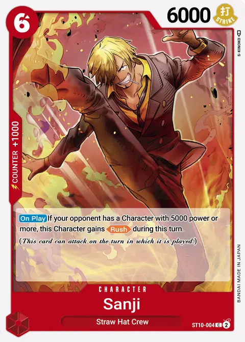 Sanji (ST10-004) One Piece card