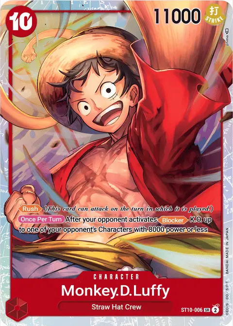 Monkey.D.Luffy (ST10-006) One Piece card