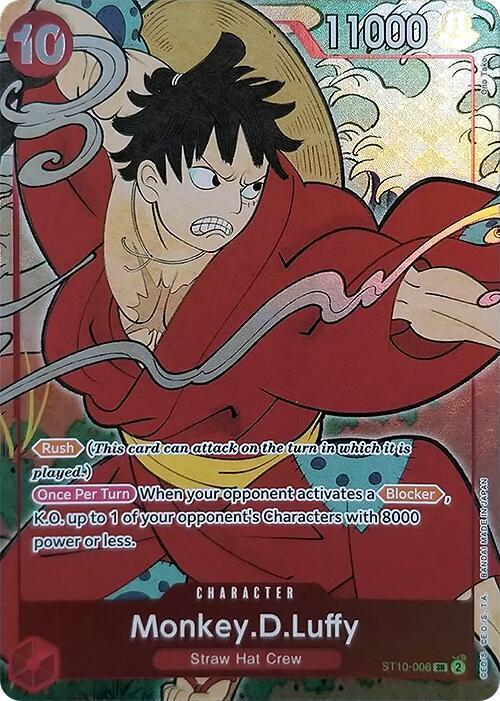 Monkey.D.Luffy (ST10-006_p2) Alt Art One Piece card