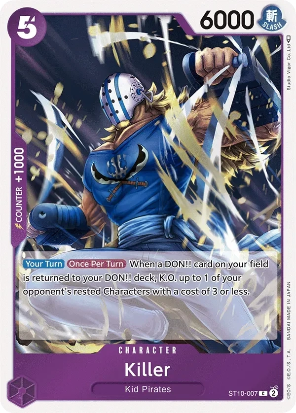 Killer (ST10-007) One Piece card
