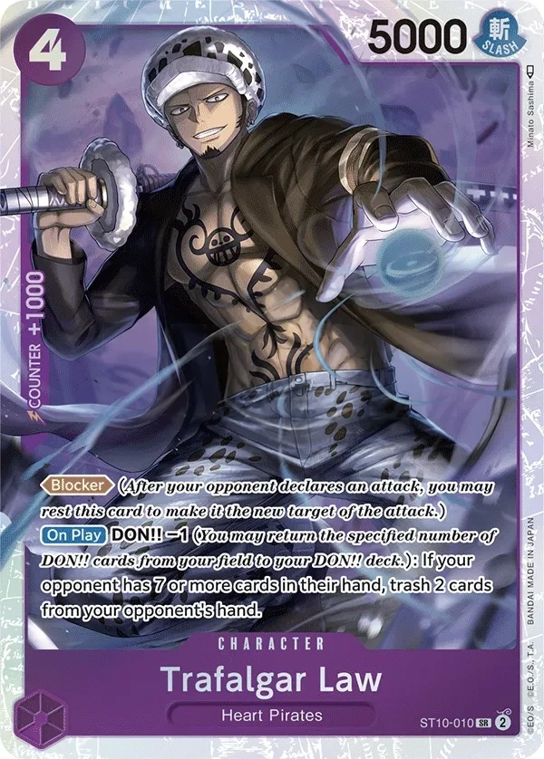 Trafalgar Law (ST10-010) One Piece card
