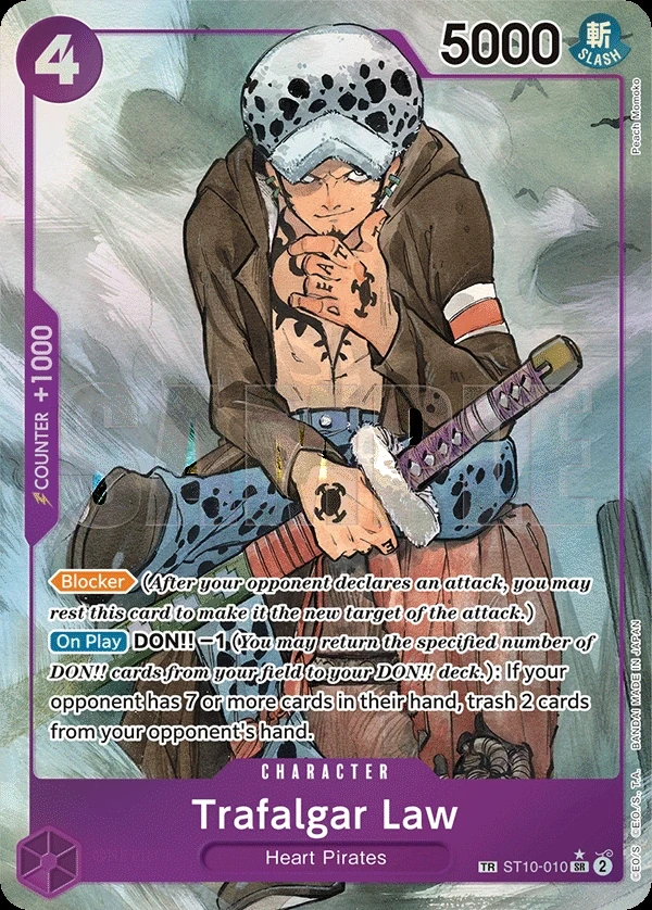 Trafalgar Law (ST10-010_p2) TR One Piece card