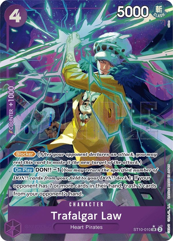 Trafalgar Law (ST10-010_p4) Alt Art One Piece card