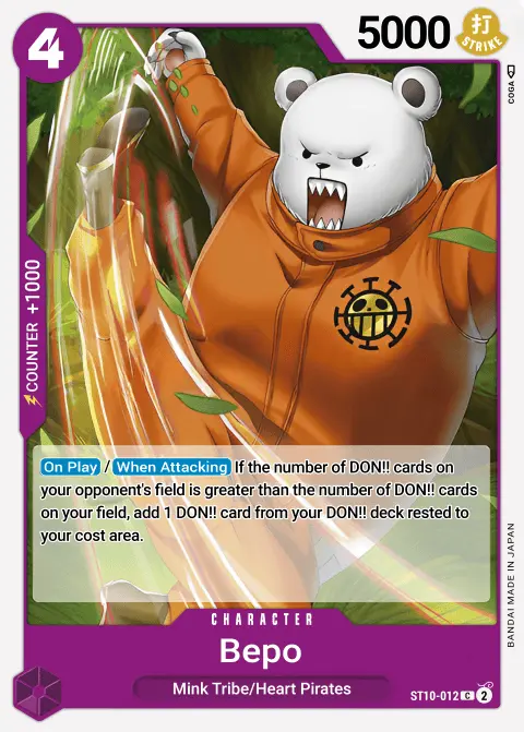 Bepo (ST10-012) One Piece card