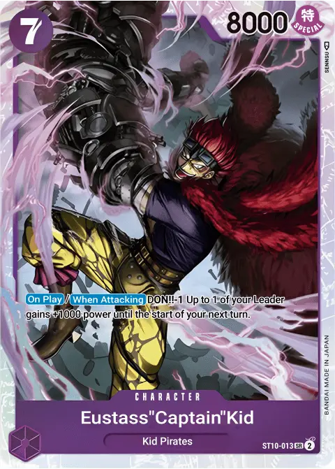Eustass"Captain"Kid (ST10-013) One Piece card