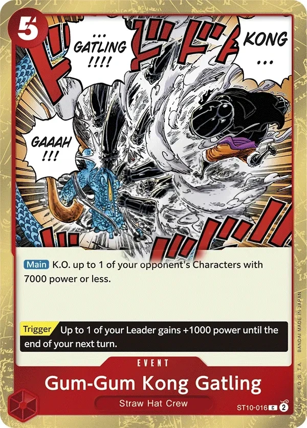 Gum-Gum Kong Gatling (ST10-016) One Piece card