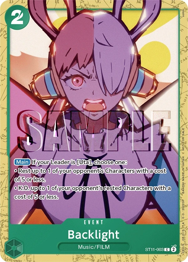 Backlight (ST11-003_p1) Alt Art One Piece card