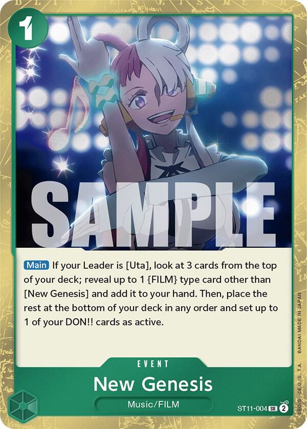 New Genesis (ST11-004_p2) Alt Art One Piece card
