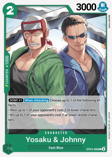 Yosaku & Johnny (ST12-006) One Piece card