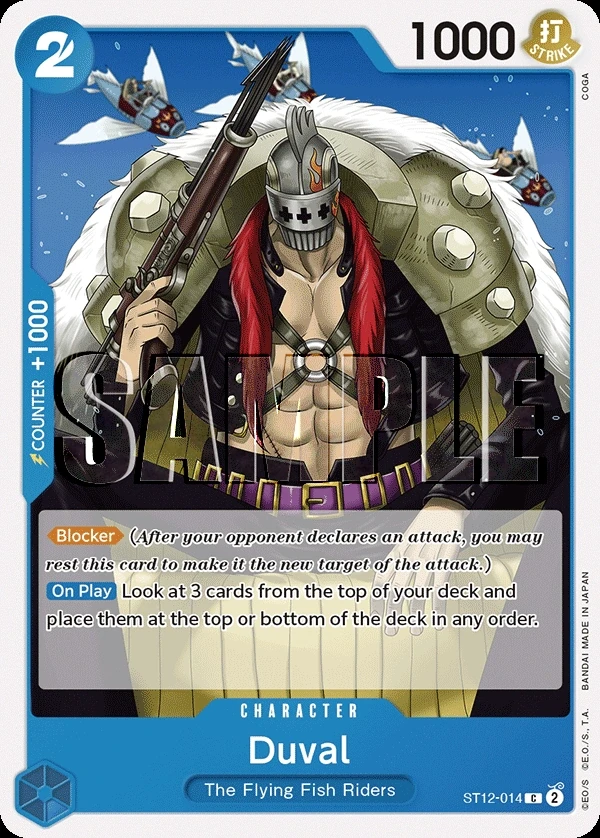 Duval (ST12-014) One Piece card