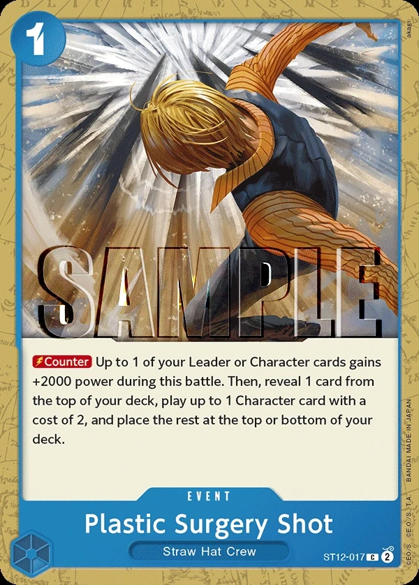 Plastic Surgery Shot (ST12-017) One Piece card