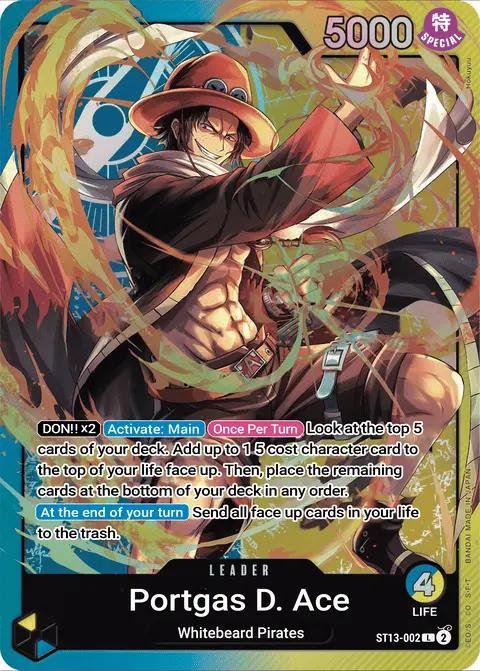 Portgas.D.Ace (ST13-002) One Piece card