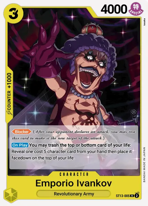 Emporio.Ivankov (ST13-005) One Piece card