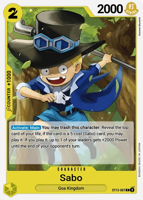Sabo (ST13-007) One Piece card