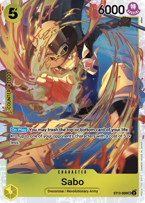 Sabo (ST13-008) One Piece card