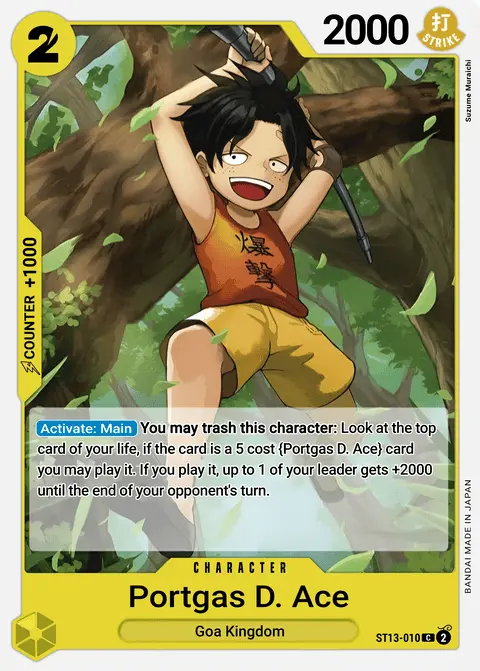 Portgas.D.Ace (ST13-010) One Piece card